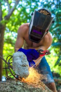 Welding on Fight for the Last of Life